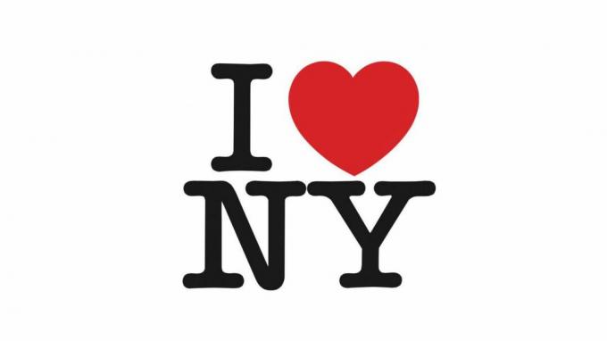 Het I Love New York-logo, een van de meest iconische logo's