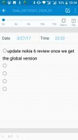 Bilješke - recenzija Nokia 6