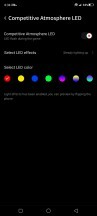 Ρυθμίσεις φωτισμού ζώνης RGB - Ανασκόπηση ZTE nubia Red Magic 8 Pro