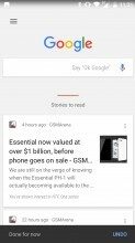 Google Now პანელი - Nokia 6-ის მიმოხილვა
