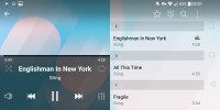 Интерфейс «Сейчас играет»: в альбомной ориентации — обзор LG G6