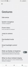 ジェスチャー設定 - Sony Xperia 5 IV レビュー