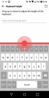 Modification de la hauteur du clavier - Test du LG G6