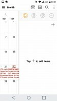 Kalenderns Event pocket låter dig ställa in påminnelser relaterade till Facebook-evenemang och närliggande platser - LG G5 recension