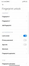 Функции считывателя отпечатков пальцев - обзор Xiaomi 12