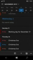 Преглед на Microsoft Lumia 950 XL: Календар
