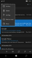 Outlook Mail - บทวิจารณ์ Microsoft Lumia 550
