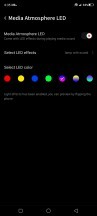 Ρυθμίσεις φωτισμού ζώνης RGB - Ανασκόπηση ZTE nubia Red Magic 8 Pro