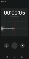 Enregistreur audio HD: Mode normal - Test du LG G6