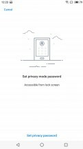 Tryb prywatności — recenzja Meizu 15